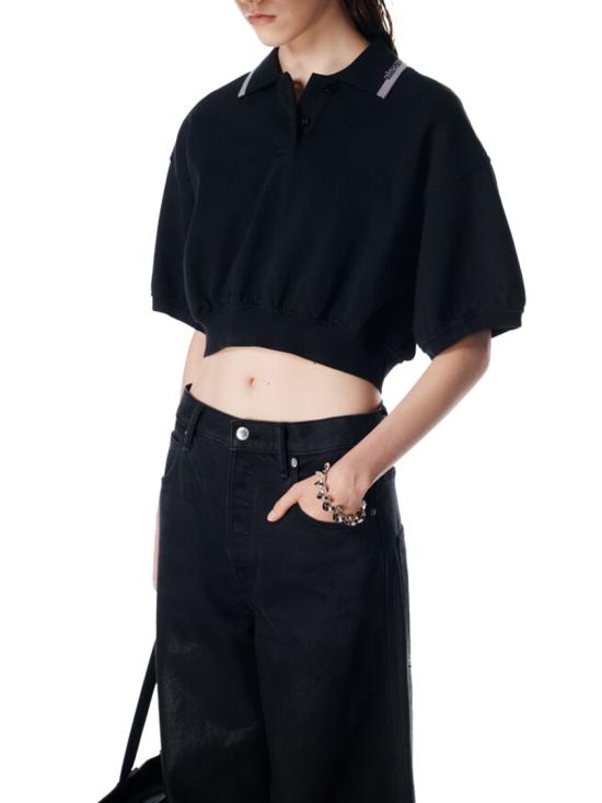 26SS 알렉산더 왕 탑 4CC1261207001 Black - ALEXANDER WANG
