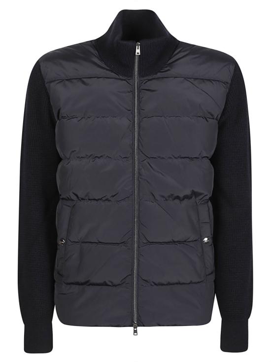26FW 에르노 와플 니트 패디드 가디건 MP000138U 70259 Black