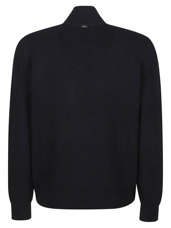 26FW 에르노 와플 니트 패디드 가디건 MP000138U 70259 Black - HERNO