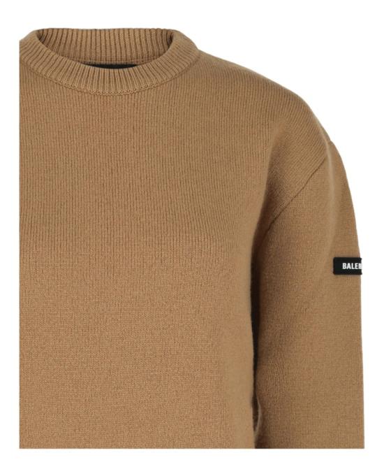  발렌시아가 니트웨어 769297 T1675 9966 20181 L Brown - BALENCIAGA