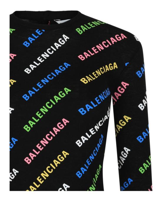 발렌시아가 니트웨어 695458 T3234 2771 00006 S Black - BALENCIAGA