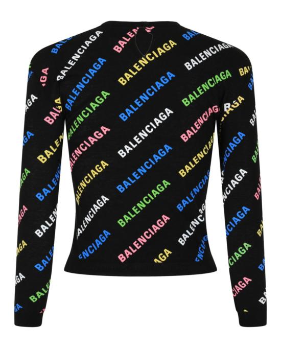  발렌시아가 니트웨어 695458 T3234 2771 00006 S Black - BALENCIAGA