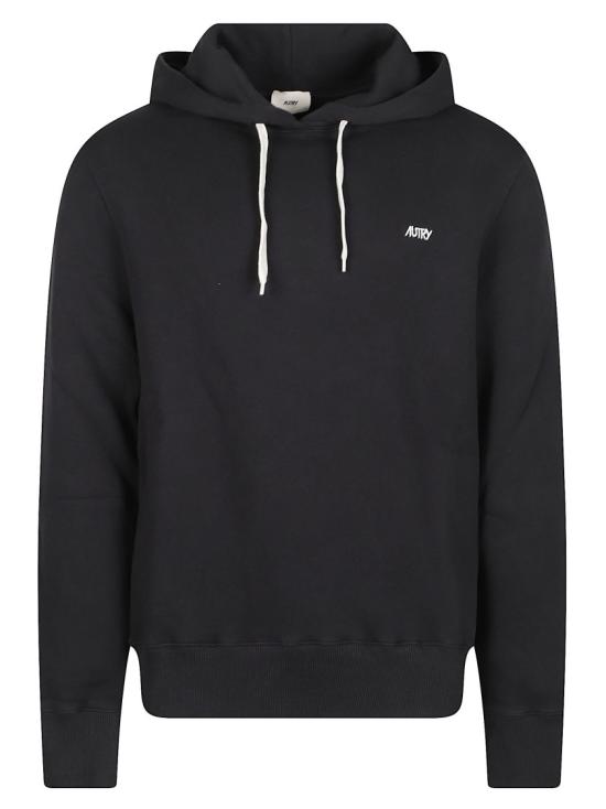 26FW 오트리 로고 후드 티셔츠 HOPM 002K Black
