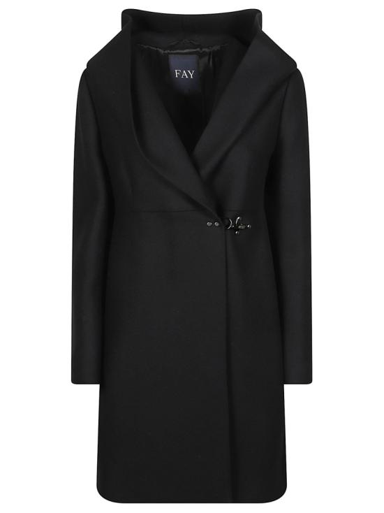 26FW 페이 코트 NAW54533110YMV Black