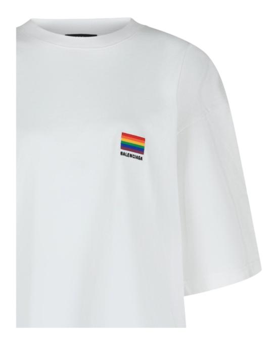  발렌시아가 탑 651795 TLVE5 9040 10022 L White - BALENCIAGA