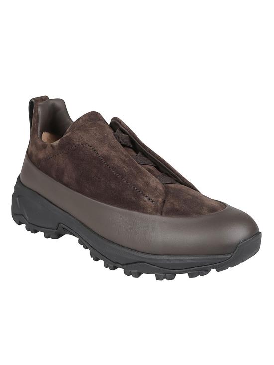 26FW 에르메네질도제냐 스니커즈 LHNEL S7008Z Brown - ERMENEGILDO ZEGNA