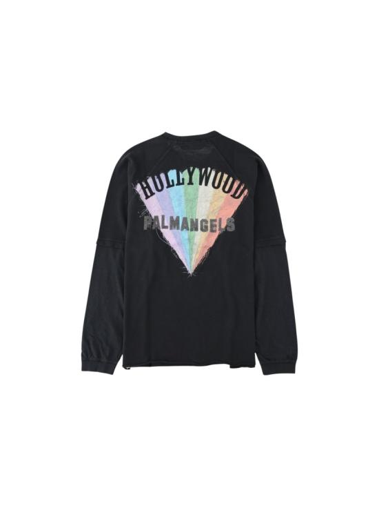 26FW 팜앤젤스 긴팔 티셔츠 PAMAB003JR002 Black - PALM ANGELS