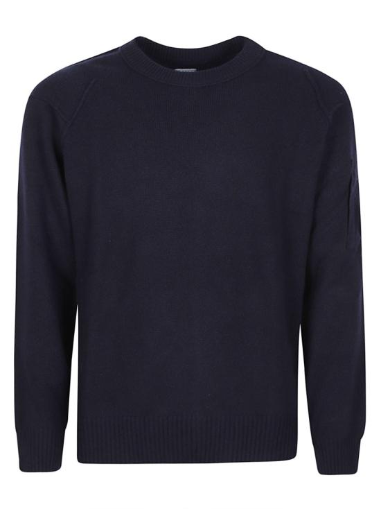 26FW 씨피 컴퍼니 램스울 GRS 크루넥 렌즈 스웨터 RFCMKN707A 110149A Blue