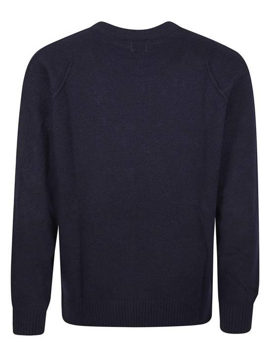 26FW 씨피 컴퍼니 램스울 GRS 크루넥 렌즈 스웨터 RFCMKN707A 110149A Blue - C.P. COMPANY