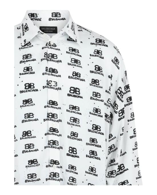  발렌시아가 셔츠 733755 TNL88 9040 10022 4 White - BALENCIAGA