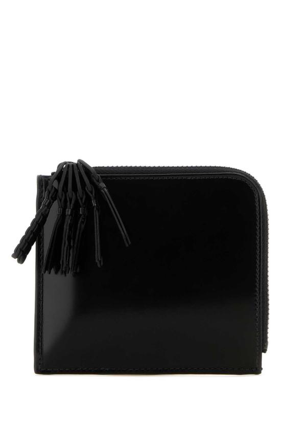  꼼데가르송 남성지갑 Comme Des Garçons 가죽 카드 홀더 블랙