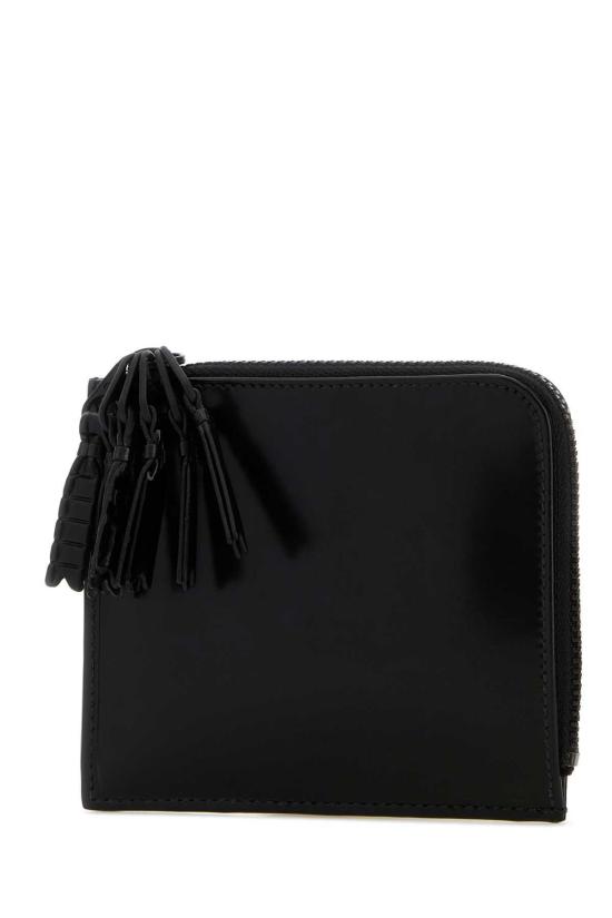  꼼데가르송 남성지갑 Comme Des Garçons 가죽 카드 홀더 블랙 - COMME DES GARCONS