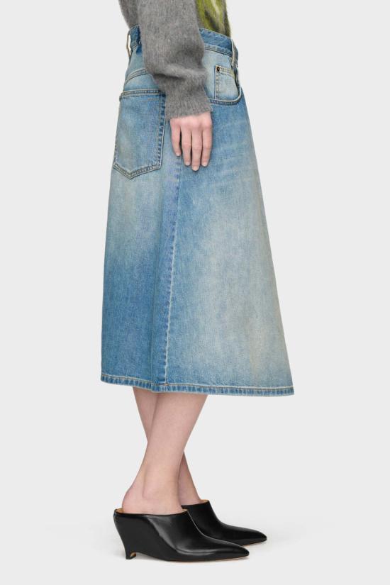  마르지엘라 데님 스커트 메종  랩  블루 - MAISON MARGIELA