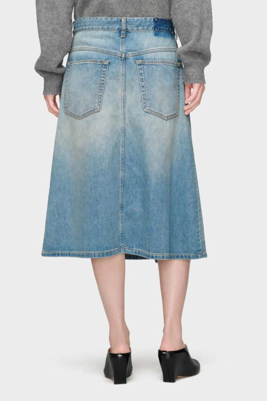  마르지엘라 데님 스커트 메종  랩  블루 - MAISON MARGIELA