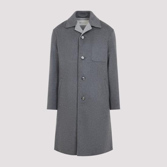 26FW 아미 코트 UCO471 WV0217 A226 CARBONE GREY - AMI