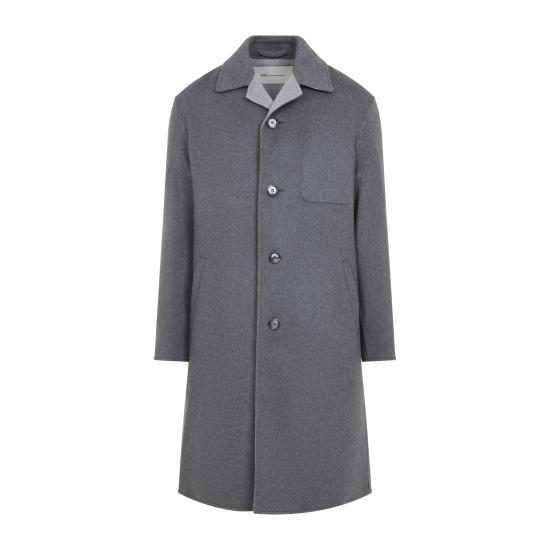 26FW 아미 코트 UCO471 WV0217 A226 CARBONE GREY - AMI