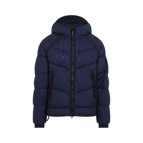 26FW 씨피 컴퍼니 숏패딩 21CMOW210A 110655G 880 PEACOAT - C.P. COMPANY
