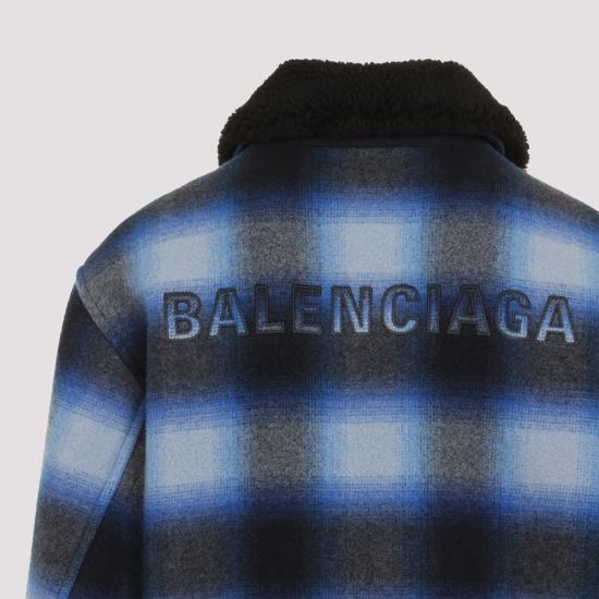 26FW 발렌시아가 자켓 A001YN TRU13 3964 BLUE BLACK - BALENCIAGA