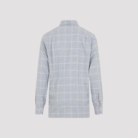 26FW 키톤 긴팔 셔츠 UCRRLH0985701002 AZZURRO - KITON