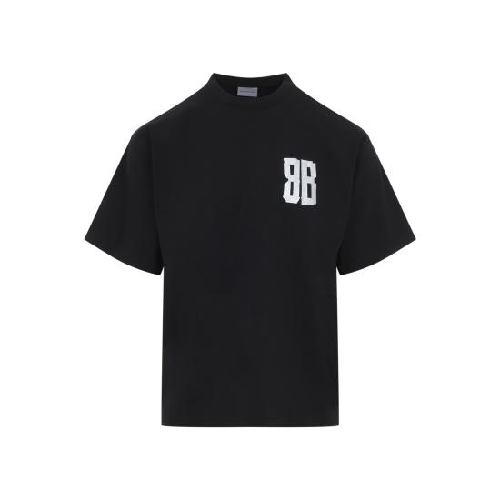 26FW 발렌시아가 탑 871733 TVVE4 1000 BLACK - BALENCIAGA