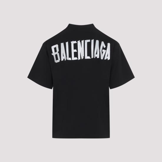 26FW 발렌시아가 탑 871733 TVVE4 1000 BLACK - BALENCIAGA