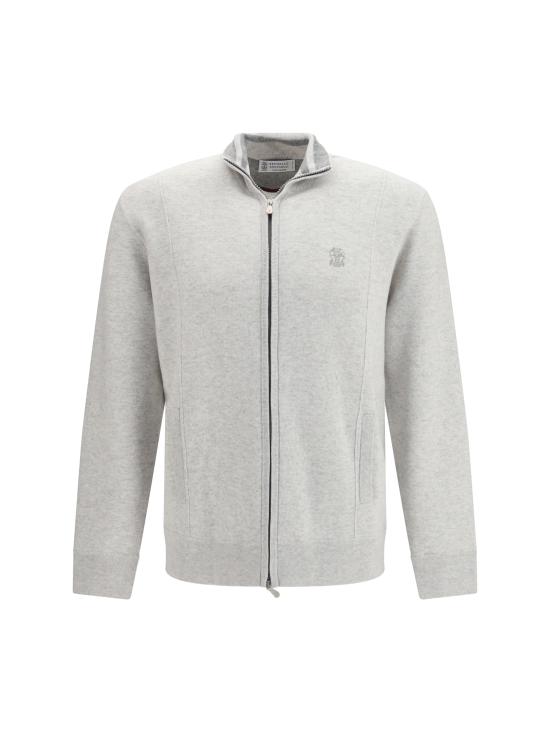 26FW 브루넬로 쿠치넬리 스웨터 M2219206G CN841 GREY