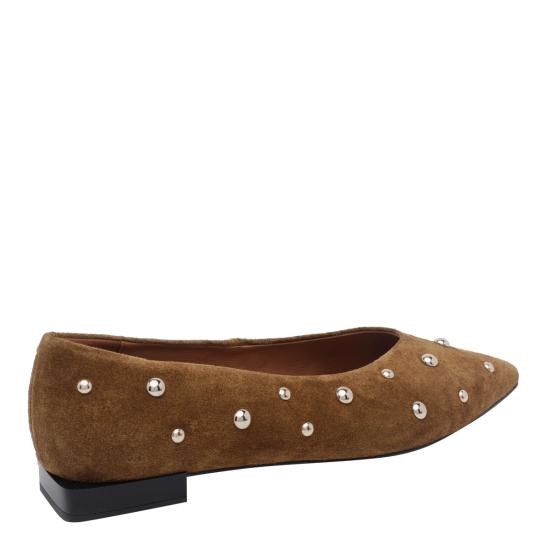 26FW 엔젤 알라르콘 플랫 슈즈 26507 530BCOW SUEDE BROWN - ANGEL ALARCON