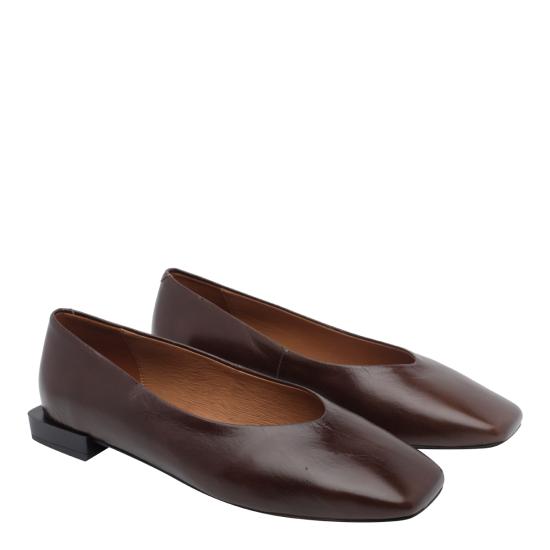 26FW 엔젤 알라르콘 플랫 슈즈 26500 535AGRETA CASTANA BROWN - ANGEL ALARCON