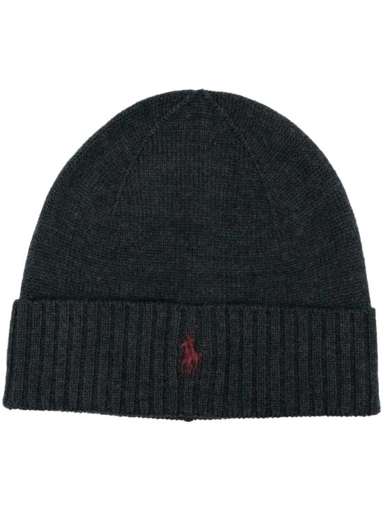 26FW 폴로 랄프로렌 모자 710886137 004 DARK GRANITE HTHR