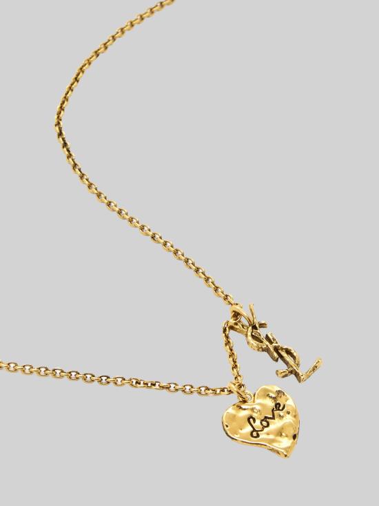 26FW 생로랑 목걸이/팬던트 A009FQ GOLD - SAINT LAURENT