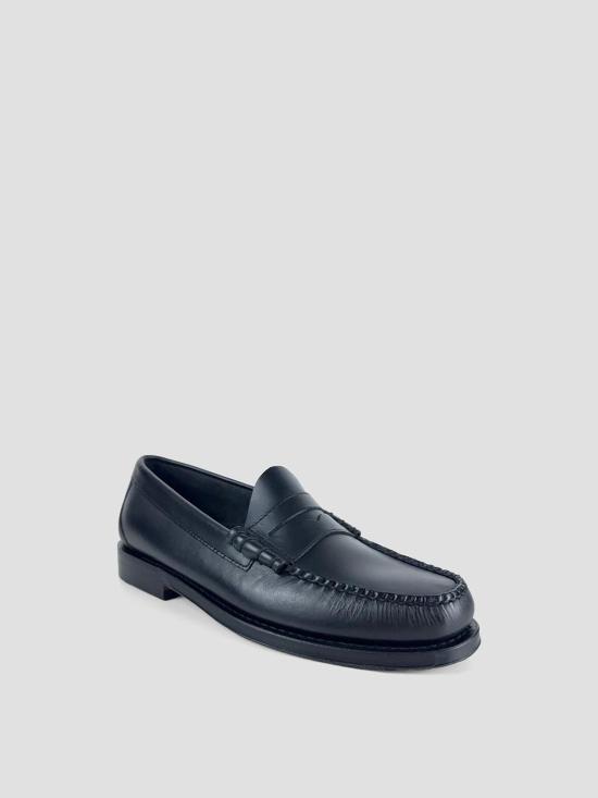 26FW 지에이치 바스앤코 로퍼 BA11081 000 BLACK LEATHER - G.H. BASS & CO.