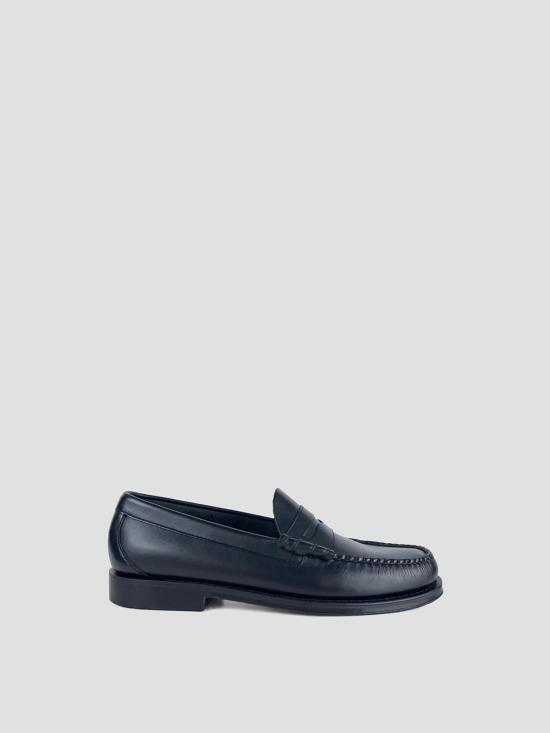 26FW 지에이치 바스앤코 로퍼 BA11081 000 BLACK LEATHER