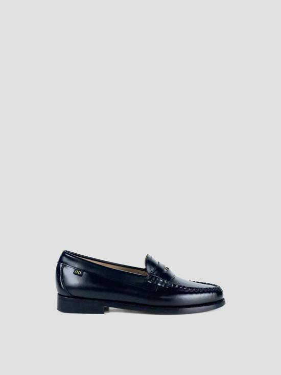 26FW 지에이치 바스앤코 로퍼 BA41010W 000 BLACK LEATHER