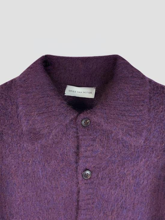 26FW 드리스 반 노튼 스웨터 0212304709 401 PURPLE - DRIES VAN NOTEN