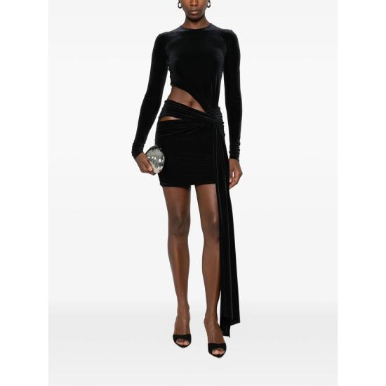 26FW 아마주인 원피스 13ANOUVJB ANOUK VELV BLACK - AMAZUIN