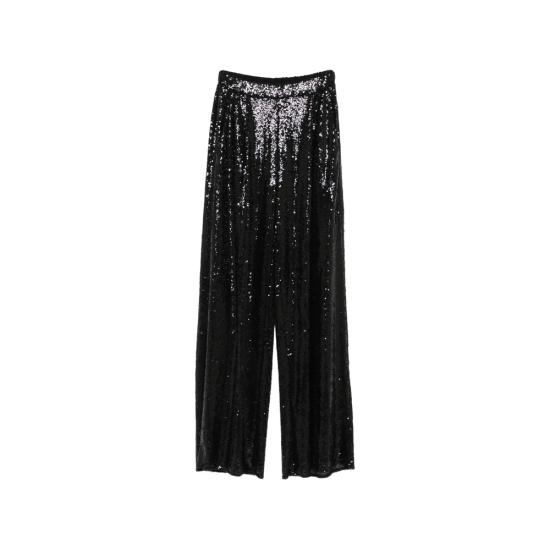26FW 아마주인 팔라초 팬츠 13GALUSSB GAL SEQUIN SHBLK BLACK