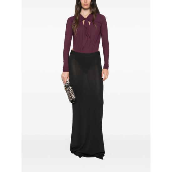 26FW 아마주인 탑 13ANAUMA ANAIS MAROO BLACK PURPLE - AMAZUIN