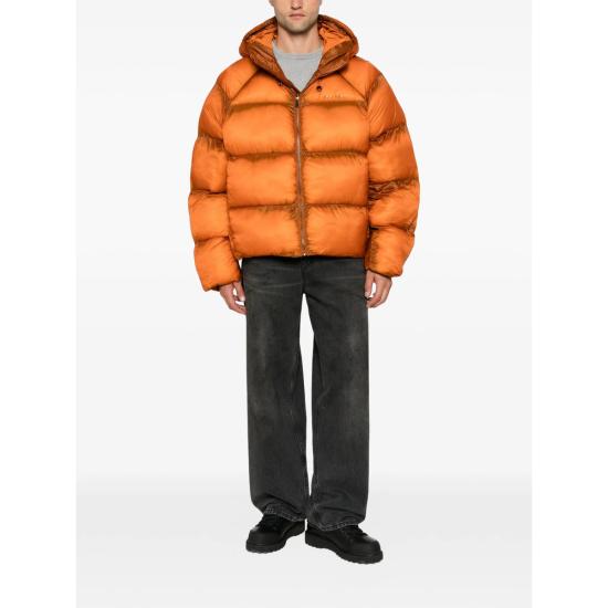 26FW 데일리 페이퍼 숏패딩 2610136 RAGLAN SLE HAWAI ORANGE - DAILY PAPER
