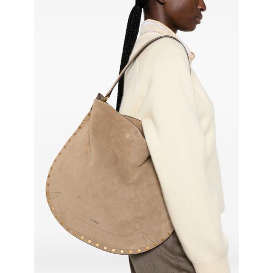 26FW 이자벨마랑 오스칸 소프트 숄더백 B2C03M PP0200FA 50KT NEUTRALS - ISABEL MARANT