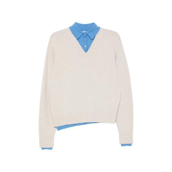 26FW 아크네 스튜디오 니트웨어 A60713 DIWHI NEUTRALS BLUE