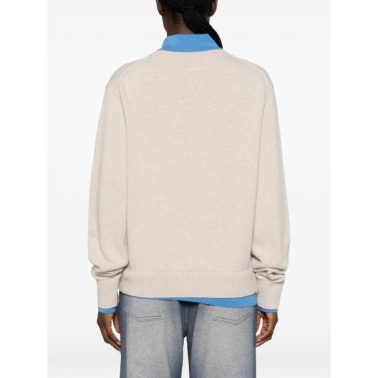 26FW 아크네 스튜디오 니트웨어 A60713 DIWHI NEUTRALS BLUE - ACNE STUDIOS