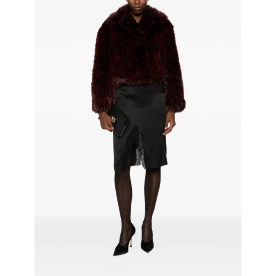 26FW 다이앤 본 퍼스텐버그 자켓 O051ATITRDFFUR TITRD RED BLACK - DIANE VON FURSTENBERG
