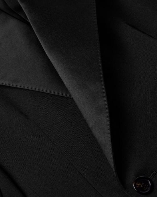 26FW 생로랑 그랭 드 푸드르 턱시도 자켓 876201Y7E631000 Black - SAINT LAURENT