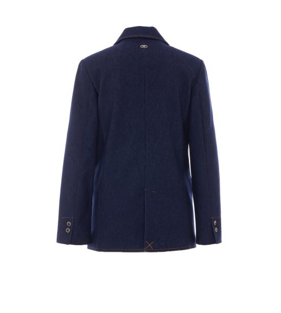 26FW 리우조 수트 자켓 UF6079D0368 77000 BLUE - LIU JO