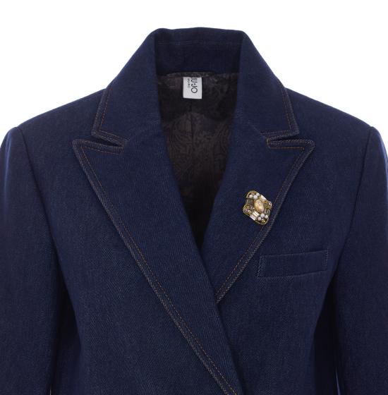 26FW 리우조 수트 자켓 UF6079D0368 77000 BLUE - LIU JO