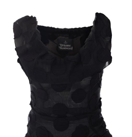 26FW 비비안웨스트우드 미디 원피스 1101034S W01NON201 BLACK - VIVIENNE WESTWOOD