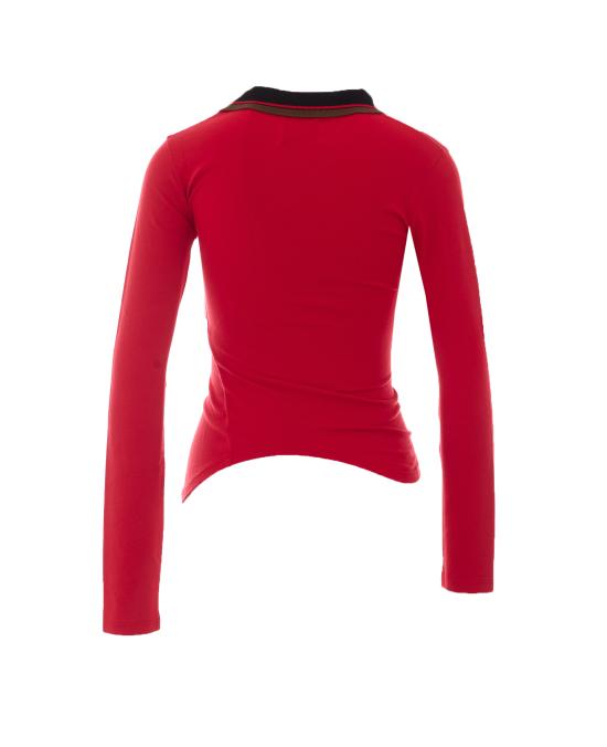 26FW 비비안웨스트우드 폴로 티셔츠 1H010007 J00AUH401 RED - VIVIENNE WESTWOOD