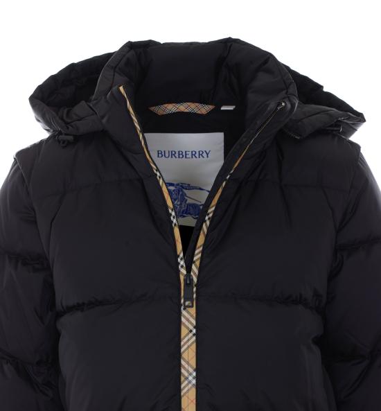 26FW 버버리 랑데일 후드 다운 자켓 8131354 A1189 BLACK - BURBERRY