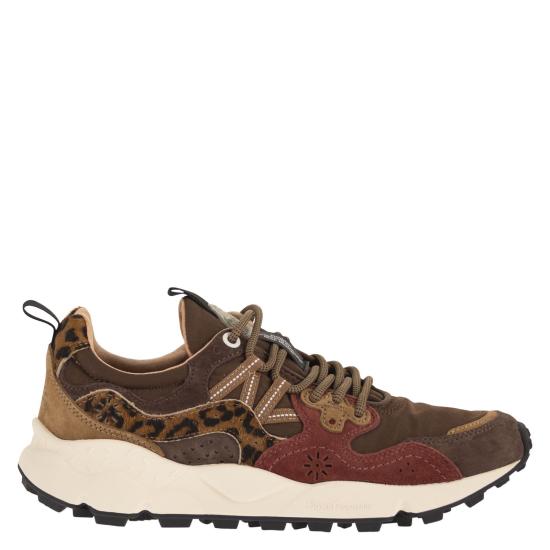 26FW 플라워 마운틴 스니커즈 2017818 DARK BROWN
