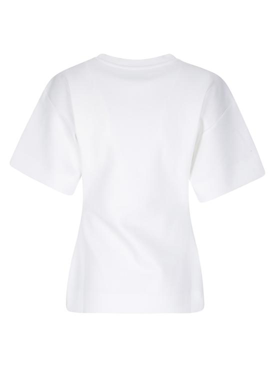 26FW 라 피신 반팔 티셔츠 LF261WT001JS036 001 OPTIC WHITE - LA PISCINE